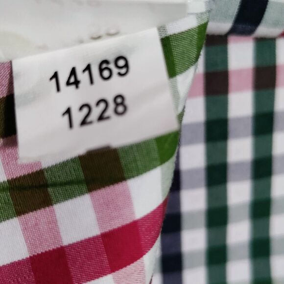 Southern Tide Shirt Mens Large Classic Fit Check Plaid Long Sleeve Button Up - Picture 16 of 16